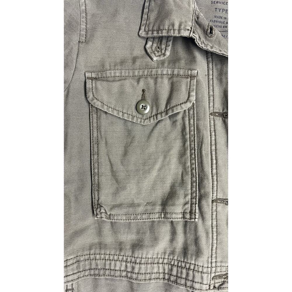 American Eagle Women's Utility Jacket Size M Funnel Neck Military Lightweight - Picture 7 of 12